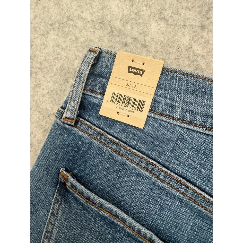 NWT Levi's Blue High-Rise Wide-Leg Jeans Size 28